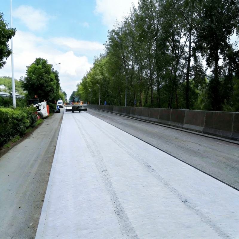 Филаментный геотекстиль, инженерная ткань для фильтрации, армирования дорог и предотвращения трещинообразования (2)